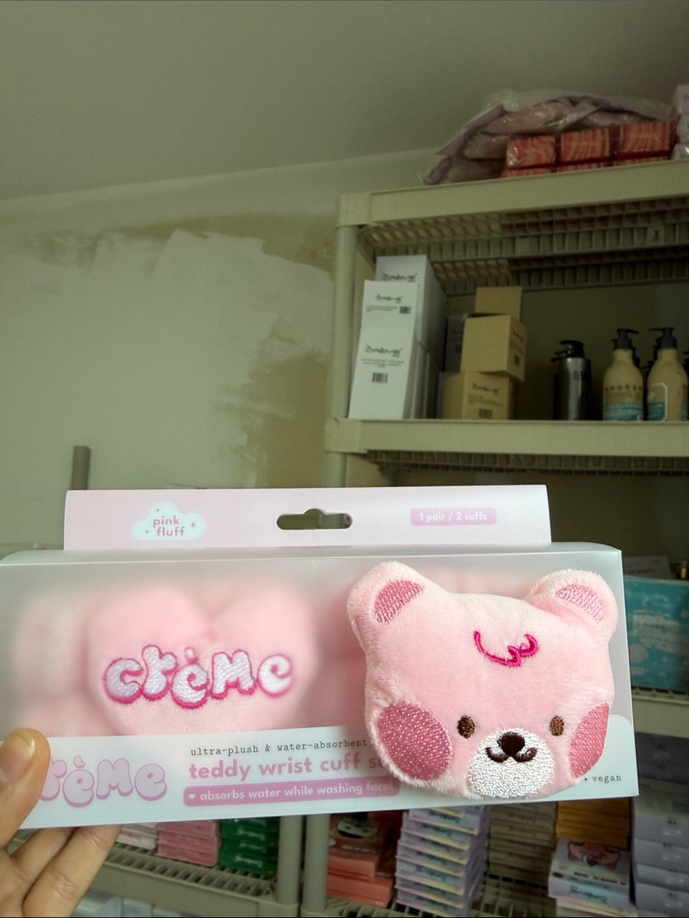 the creme shop Teddy Bear wrist cuffs